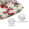 thumbnail image 3 of KLL Rose Flowers Pillow Covers Envelope Closure,Super Soft and Cozy Fuzzy Fleece Pillow Case Cover (No pillow core） 14"x20", 3 of 5