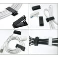thumbnail image 2 of Gestión de cables, 50 clips adhesivos para cables para organizador de cables eléctricos para cables Ethernet y sistema de gestión de cables para TV, PC, computadora portátil, oficina Rojo Verde, 2 of 5