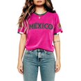 thumbnail image 6 of 2026 New Mexico Soccer Jersey Women, Mexican Jersey Soccer T-Shirt, Soccer Jersey 2D Graphic Crew Neck Short Sleeve Football Tee, Casual Daily Sport Top for Adult, 6 of 6