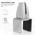 thumbnail image 1 of WRITWAA 1Pc Silver Desk Divider Clip for Glass Board Partition and Office Desk Use, 1 of 8