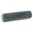 thumbnail image 3 of Cervical Neck Roll Memory Foam Pillow, Round Support for Neck, Legs, Back and Spine During Sleep - Gray Velour Cover - 4" x 17", 3 of 6