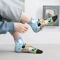 thumbnail image 7 of Saiise Bluey Funny Socks Men Women Adults Novelty Graphic Crew Tube Socks Crazy Design Casual Dress Socks for Sports,Running,Travel, 7 of 7