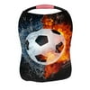ECZJNT Soccer Ball In Fire And Water Nursing Cover Baby Breastfeeding Infant Feeding Cover Baby Car Seat Cover