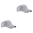 thumbnail image 4 of Qarigey Men Hat Clothing Accessory Sunshade Breathable Headgear Mesh Adjustable Outdoor Baseball Sport Drying Summer Quick Caps Type2 NO2, 4 of 6
