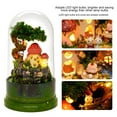 thumbnail image 3 of Maison de Poupée Miniature Modèle Maison de Poupée avec Couvercle Anti-Poussière Boîte à Musique Rotative Journal de Jardin Maison de Poupée Miniature Kit Maison de Poupée Miniature, 3 of 8