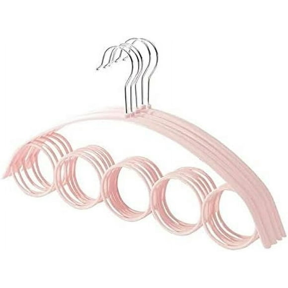 5 Hole Ring Scarf Wraps Shawl Storage Hanger Rope Slots Holder Hook Organizer Scarf Hanger