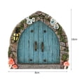 thumbnail image 4 of Puerta Hadas Casa Muñecas Elfo en Miniatura Artesanía para Árboles Jardín (1), 4 of 9