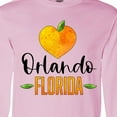 thumbnail image 4 of Inktastic Orlando Florida Orange in Heart Long Sleeve T-Shirt, 4 of 5