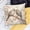 Watercolor And Ink Birds On A Branch, variant on Throw Pillows Covers 18"x18" Medieval Rabbit French Couch Cushion Cover Vintage Farmhouse Bunny Pillowcase for Sofa