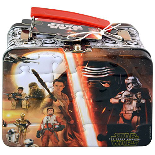 Mini Jigsaw Puzzle with Lunch Tin Box Star Wars Episode 7 The Force Awakens 