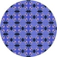 thumbnail image 1 of Ahgly Tapis d'Intérieur Lavable en Machine Carré Transitionnel Bleu Ardoise Clair, 3 Pieds Carré, 1 of 7