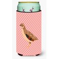 thumbnail image 1 of ""Caroline'S Treasures Golden Phoenix Quail Pink Check Abrazadera Decorativa Para Latas Tall Boy Multicolor"", 1 of 1