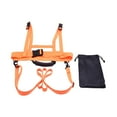 thumbnail image 4 of AMLESO Kids Ski and Snowboard Harness Ski Shoulder Harness Teaching Ski Snowboard Training Harness for Roller Skating Kids Beginners Orange, 4 of 10