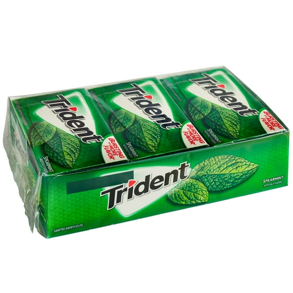 Trident Gomme Sans Menthe Verte 14 Pièces - 144/étui