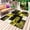 Black, variant on Yellow Black Outdoor Rug for Patio/Deck/Porch, Non-Slip Large Area Rug 4 x 6 Ft, Modern Abstract Art Botanical Indoor Outdoor Rugs Washable Area Rugs, Reversible Camping Rug Carpet Runner