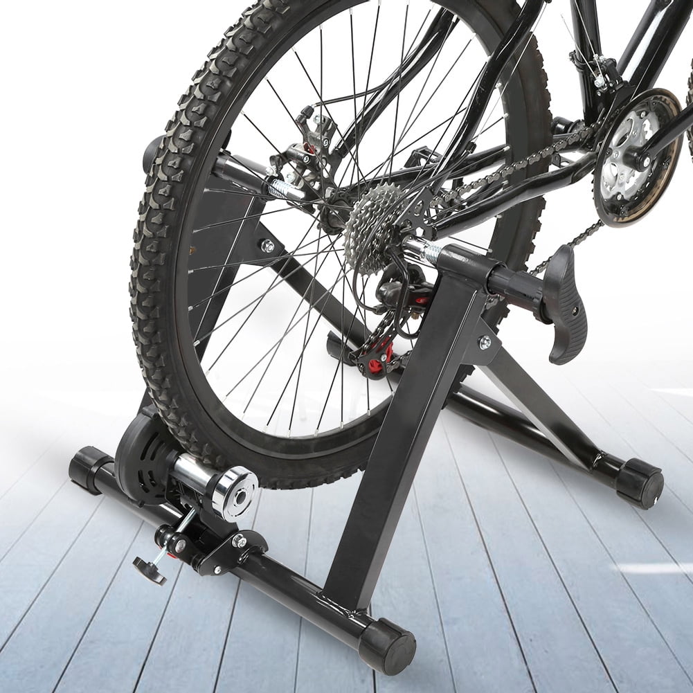 Bicycle Trainer Bicycle Trainer Stand Bicycle Training Stand Indoor Bicycle Trainer Steel 26 28in Wired Control Bike Trainer Stand Cycling Exercise For Mountain Road Bicycle Indoor Walmart