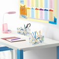 thumbnail image 6 of Dolphins and Flowers Pencil Pen Cosmetic Holder Cup Makeup Brush Holder Desk Accessories Holder Acrylic Organizer for Office School Home, 6 of 7