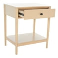 thumbnail image 4 of SAFAVIEH Boden Solid Retro 1 Drawer Nightstand, White Wash, 4 of 15