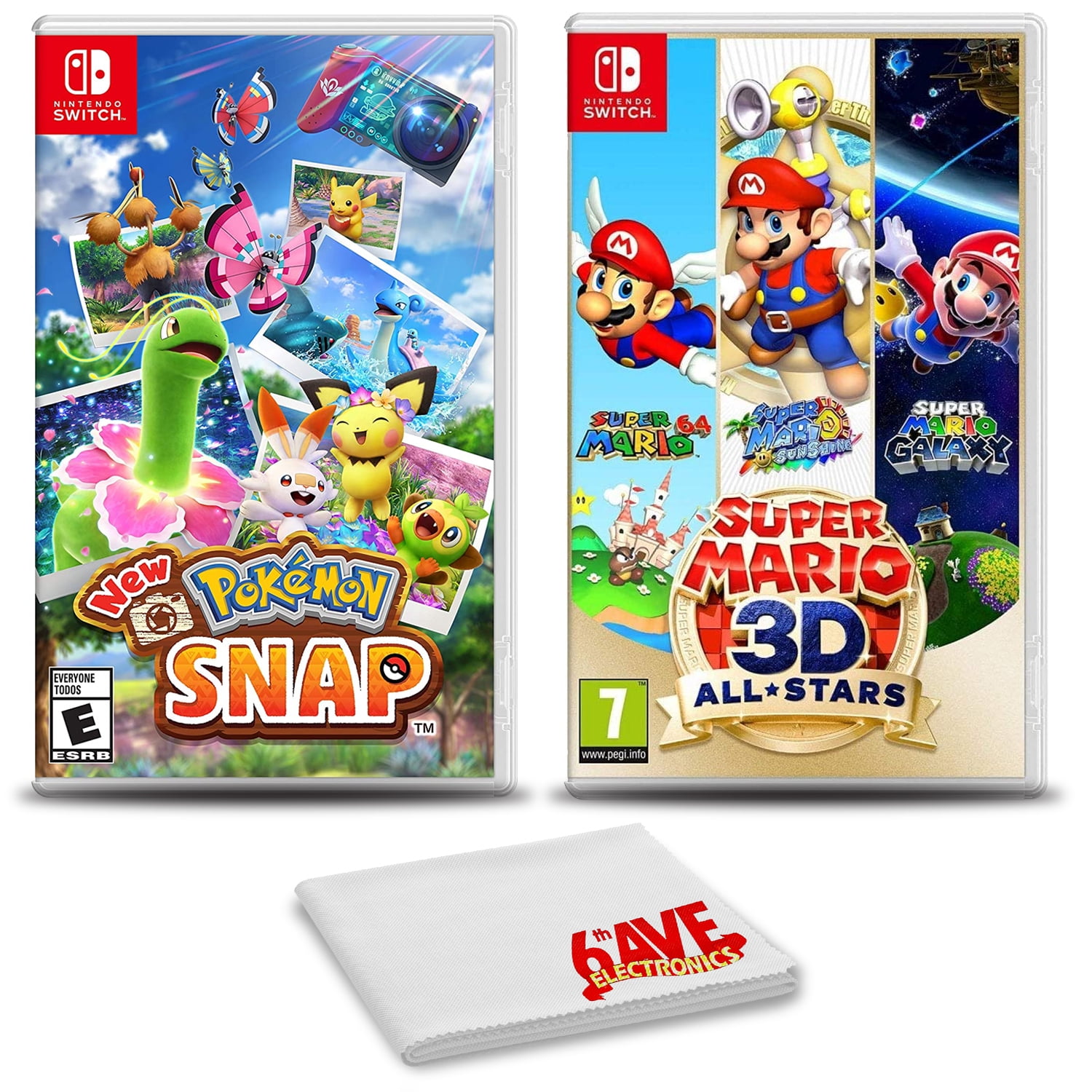 Pokemon Snap and Super Mario 3D All-Stars - Two Game Bundle For Nintendo  Switch - Walmart.com