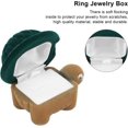 thumbnail image 4 of Caja de anillo, caja de anillo de boda de tortuga de dibujos animados lindo Caja protectora de joyería pequeña Caja de regalo de almacenamiento de anillo de boda para anillo de compromiso de boda, 4 of 5