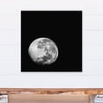 thumbnail image 4 of Creative Products Black and White Moonrise 24x24 Canvas Wall Art, 4 of 5
