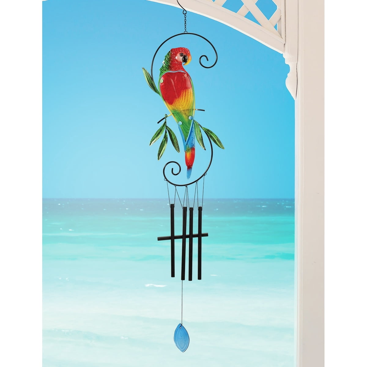 Sunset Vista Design Studios Parrots Wind Chime