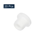 thumbnail image 4 of Unique Bargains 20 Pieces White Plug Holes, Waterproof Rubber Button Plug for 9mm/0.35' Hole, 4 of 6