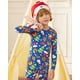thumbnail image 4 of Pijama navideño de viscosa de bambú para niños pequeños, niñas y bebés, 2 piezas, conjunto de pijama de manga larga de 18 a 24 meses, pijama ajustado, 4 of 8