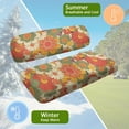 thumbnail image 5 of Yuyamidu Hippie Flower Golf Cart Bench Seat Cushion Back Rest Seat Cushion Floral Golf Cart Seat Covers Set of 2 Keeps Seat Comfortable and Clean, 5 of 7