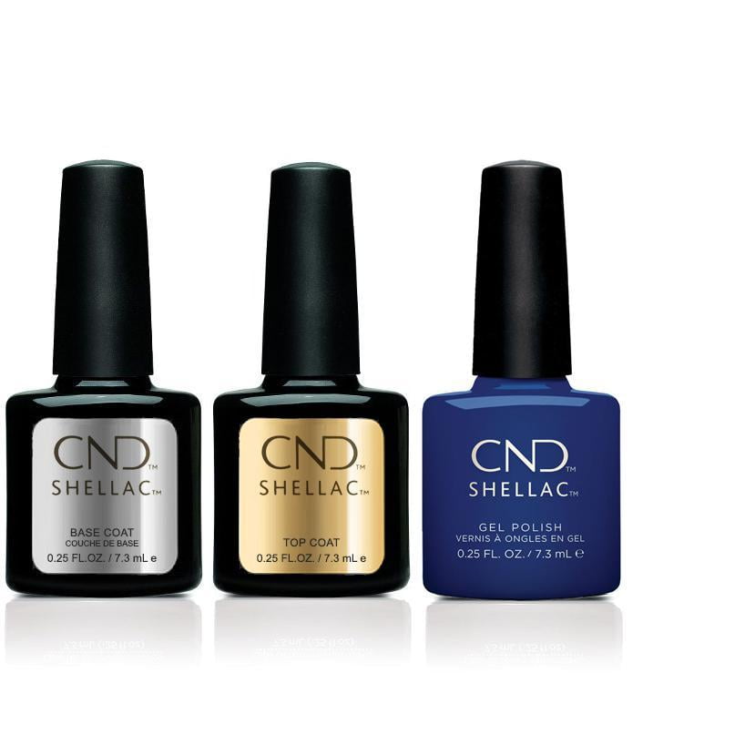 CND - CND Creative Nail Gel Polish Shellac Combo - Base, Top & Blue ...