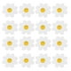 thumbnail image 1 of 40 servilletas de papel con diseño de margaritas para fiestas de cumpleaños, bodas, vajillas florales decorativas, artículos de fiesta con forma de flor para reuniones en el jardín., 1 of 7