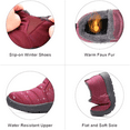 thumbnail image 3 of CHICVOMEY Comfort Snow Boots for Women Winter Boot with Warm Fur Lined Ankle Booties Slip On Waterproof Short Boots for Women&Men, 3 of 6