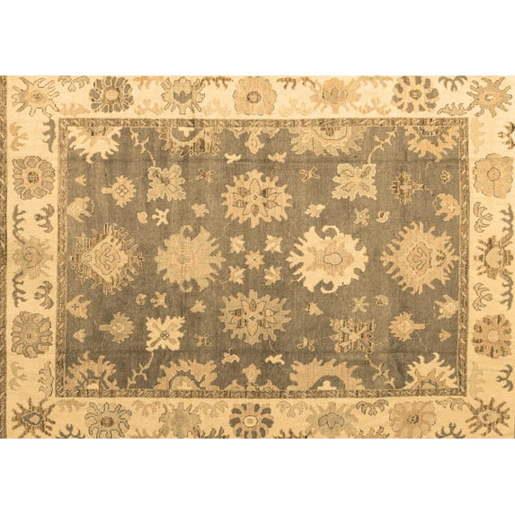 Ahgly Company Indoor Rectangle Oriental Brown Traditional Area Rugs, 2' x 3'