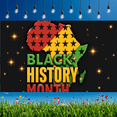 thumbnail image 4 of Decorative Stars Black History Month African Map Banner for Cultural Event Historical Celebration Educational Display, 4 of 9