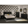 thumbnail image 5 of 6-Drawer Dresser for Contemporary Bedroom in Black Finish, 5 of 5