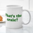 thumbnail image 5 of CafePress - What's The Craic Mug - 11 oz Ceramic Mug - Novelty Coffee Tea Cup, 5 of 6