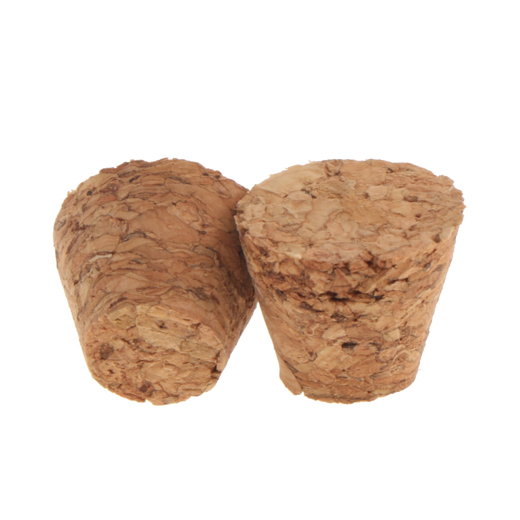 10pcs Tapered Natural Cork Bottle Stoppers Wine Corks Crafts 13x9x10mm HOT 