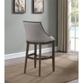 thumbnail image 3 of Bowery Hill 30" Stationary Bar Stool in Drift Brown and Beige, 3 of 5