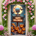thumbnail image 5 of Bannière Décorative d'Halloween Design Effrayant Squelette de Citrouille pour Fête d'Halloween Maison Hantée Déco d'Automne, 5 of 5