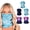 Fashion, variant on Company 5-pack Uv Face Shield | 30+ Multipurpose Neck Gaiter Balaclava For Adults Multiple Color Packs