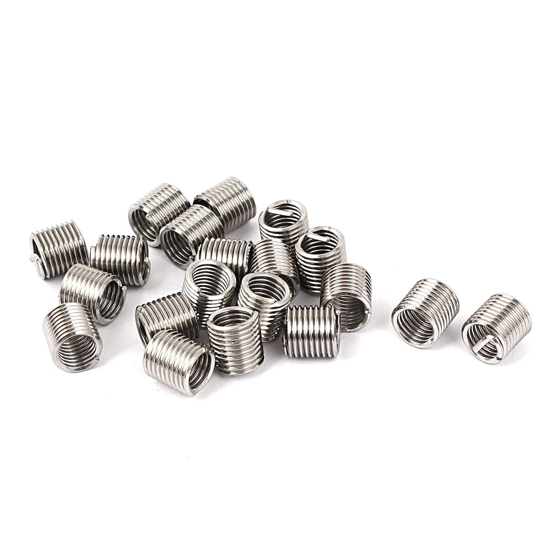 50pcs M5x0.8x3D Metric Helicoil Screw Thread Wire Inserts 304 Stainless Steel 
