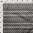 thumbnail image 2 of oneOone Tissu Polyester Lycra Imprimé Ikat Ogee au Mètre 56 Pouces de Large, 2 of 4