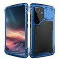 thumbnail image 7 of Heavy Duty Rugged Built in Screen Protector Kickstand Military-Grade Protection For S23 Ultra Metal Phone Case Aluminium (Blue), 7 of 7