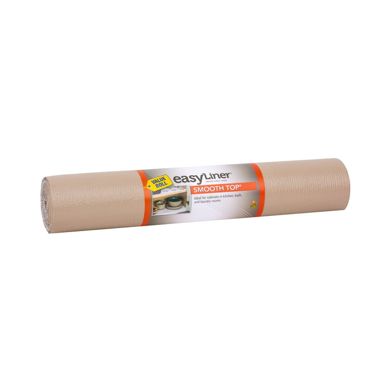 Duck Brand Smooth Top Easy Liner Non-Adhesive Shelf Liner, White, 20-inch x 24-Foot Roll and 12-Inch x 20-Foot Roll