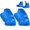 20Pcs Blue, variant on 10 Pairs Plastic Waterproof Shoe Covers,Clear Disposable Boot Covers,Elastic Band Shoe Protectors,Non-Slip Outdoor Rain Shoe Covers,for Women and Men By Scheam