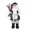 F, variant on PPKVUFD 12" Santa Claus, Christmas Figurine Figure Decor, Christmas Santa Claus Dolls Standing Santa Claus Figurine for Holiday Party Home Decoration