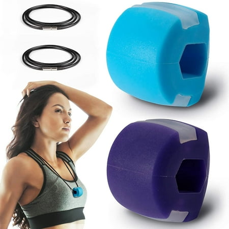 Jaw Exerciser Jawline Exerciser Jaw Exerciser for Men Women 22 lbs Face and Neck Exerciser for Beginners Define Jawline Slim and Tone Your Face Walmart