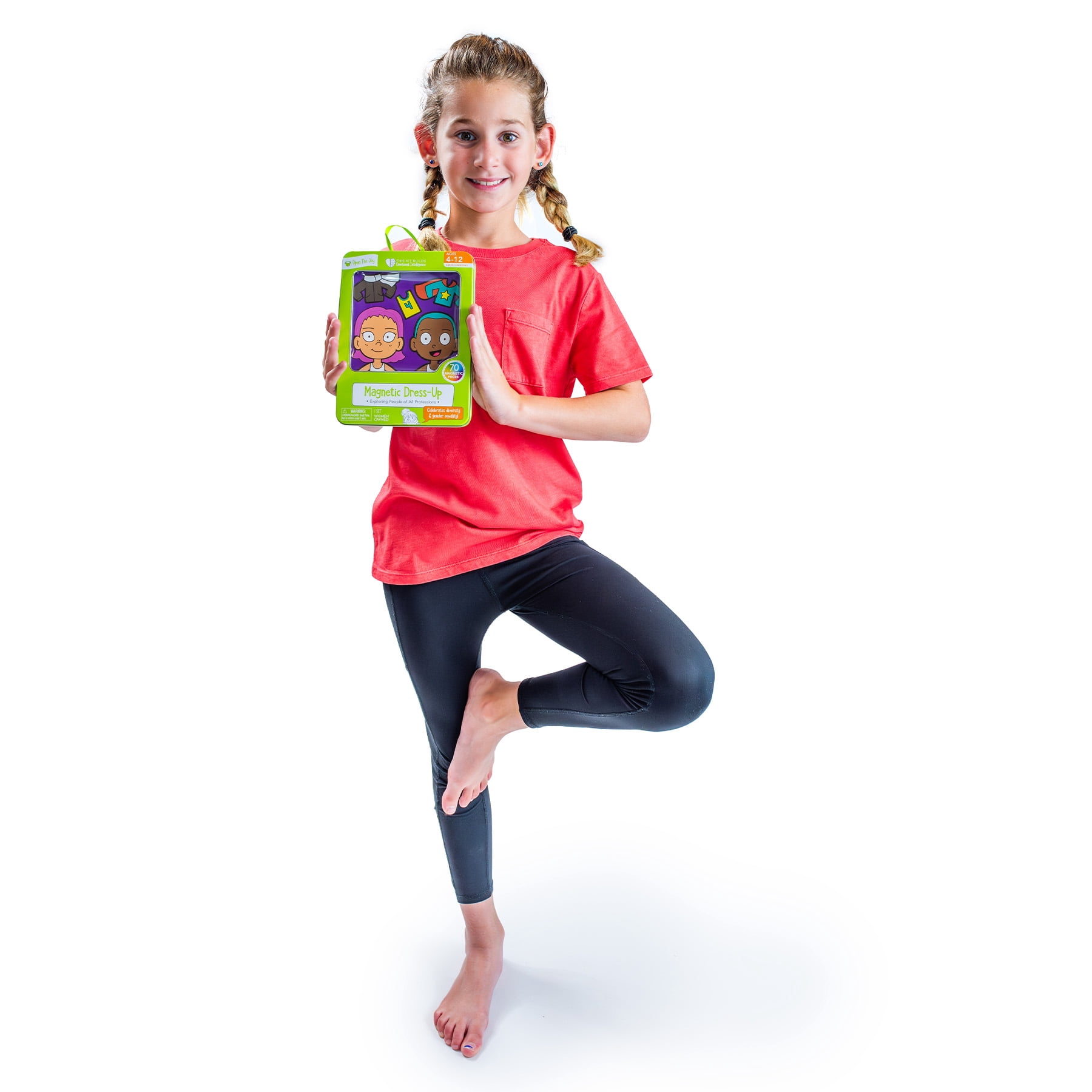 Open the Joy Magnetic Dress-Up Playset for Kids