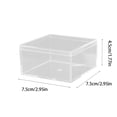 thumbnail image 2 of Transparent Acrylic Favor Box for Candy and Treats, Clear Plastic Display Case for Handmade Crafts, Wedding Party Gift Packaging Container with Removable Lid, 2 of 6
