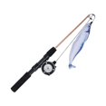 thumbnail image 1 of Baohd Turn Playtime Into Interactive Adventure Fishing Rod Cat Toy Fish Shaped Fishing Rod Cat Toy Easy saury, 1 of 6